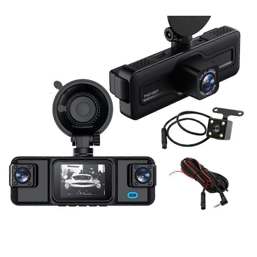 4-kanal-auto-dashcam 1080p Wlan-app Auto-dvr-recorder Kamera Vorne Links Rechts Hinten Video-fahreraufzeichnung