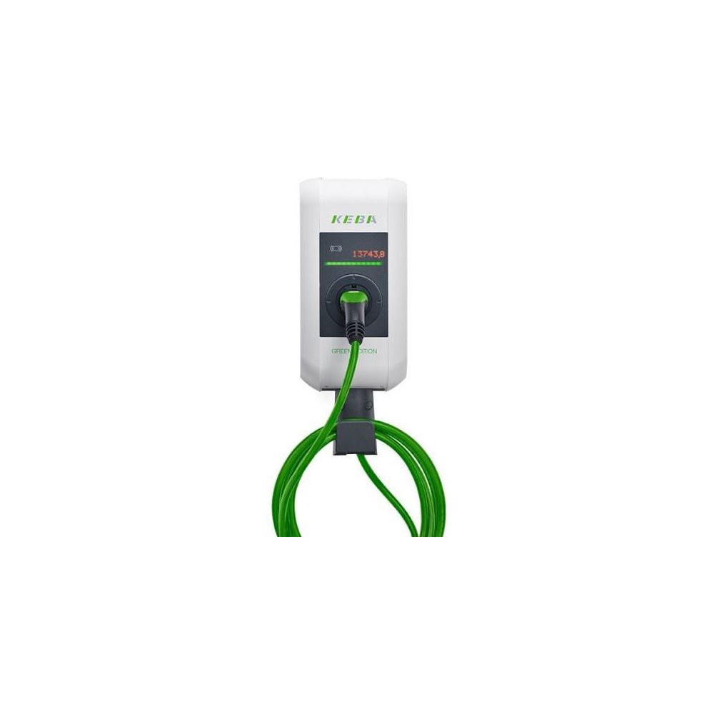 Keba Wallbox Kecontact P30 X-series, 22kw, 6m Ladekabel, Rfid, Mid, 4g, Iso 15118, Signalgrau/anthrazitgrau, 125092