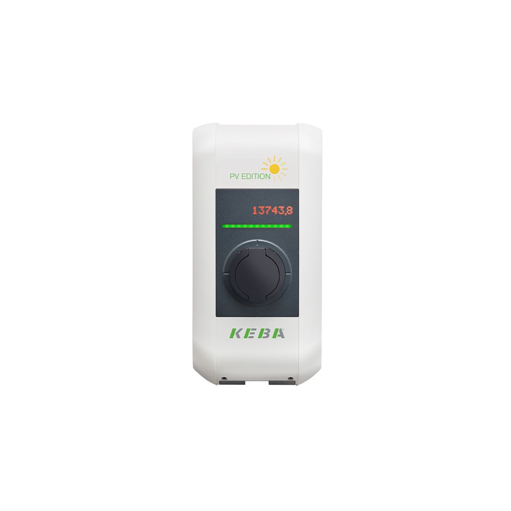 Keba Wallbox P30 Photovoltaic, 22kw, Ip54, Reinweiß/anthrazitgrau, 127734