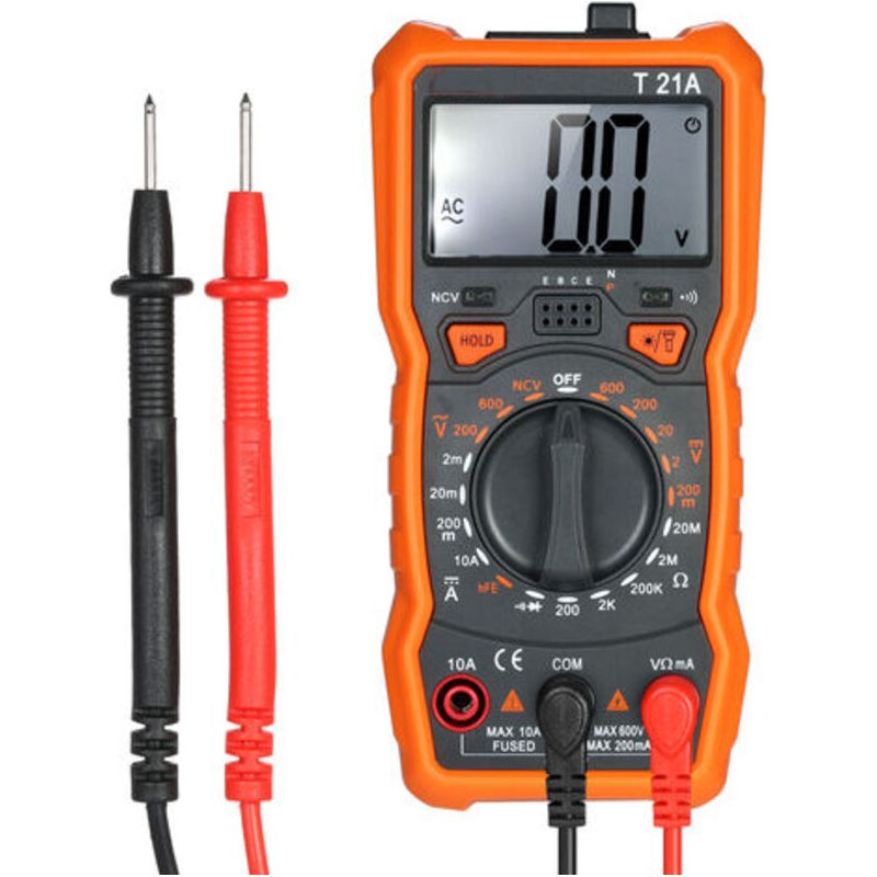 Digitales Multimeter Mit 2000 Messpunkten Und Ncv-funktion, Professionelles Elektrisches Prüfgerät, Digitales Multimeter, Taschenvoltmeter, Misst Wechsel-/gleichspannung, Gleichstrom, Widerstand, Durc