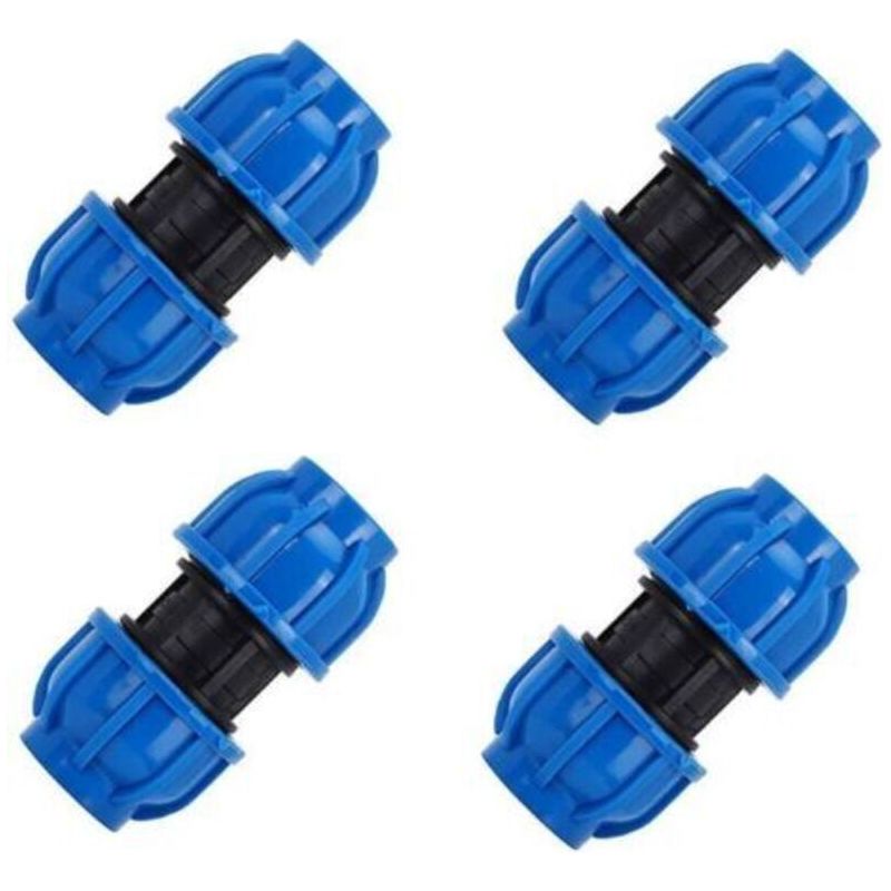 4er-pack 32-mm-wasserrohrverbinder – Gerade Pe-kunststoffverbinder – Korrosionsbeständig – Reduziert Druckverlust