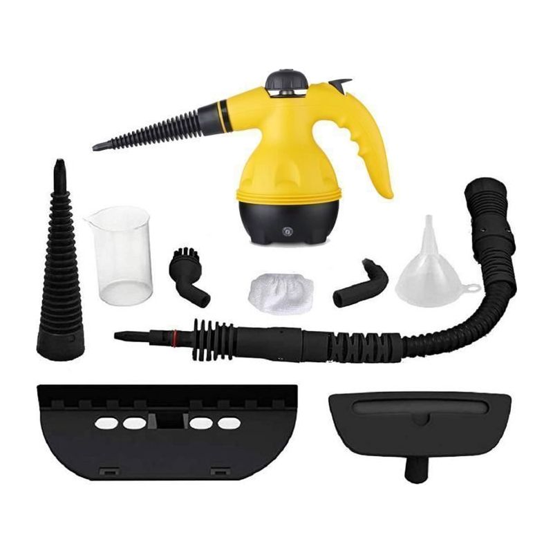 Tragbarer Dampfreiniger, 350 Ml, 1000 W Dampfreiniger, 9-in-1-set Für Die Haushaltsreinigung