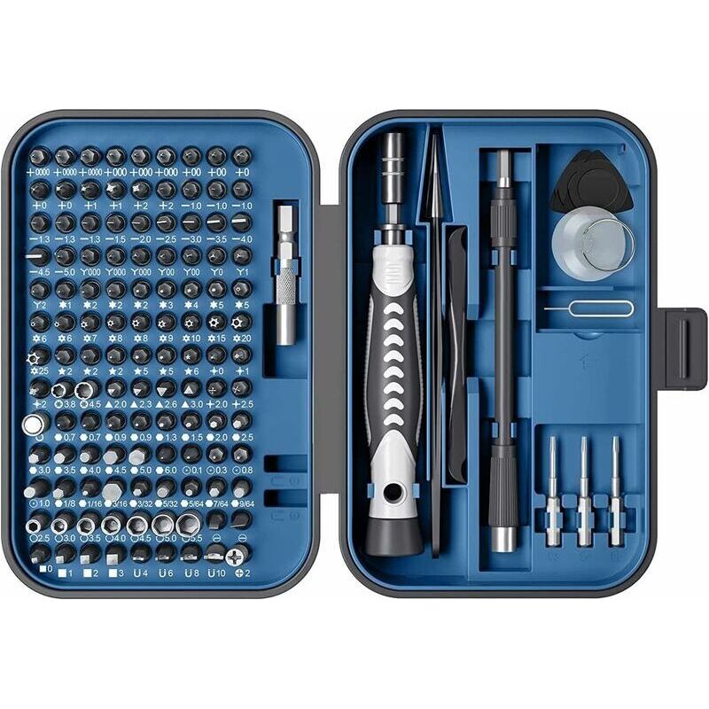 Gabrielle 130-in-1 Präzisionsschraubendreher-set, Verbesserte Ausführung, Mini-magnet-präzisionsschraubendreher Mit Etui, Reparaturwerkzeug Für Elektronische Geräte, Laptops, Iphones, Ipads Und Smartw