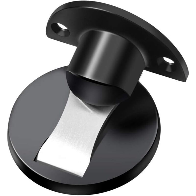 Magnetischer Türstopper Aus Edelstahl 304 – Sanfter Halt Durch Gebürstetes Metall – Einfache Montage Mit Schrauben Oder Klebstoff – Für Türen Von 5 Bis 18 Mm