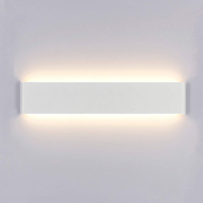 40 Cm Led-wandleuchte – 14 W (entspricht 65 W) – 952 Lm Warmweiß 3000 K – Aluminium In Flugzeugqualität Für Moderne Interieurs
