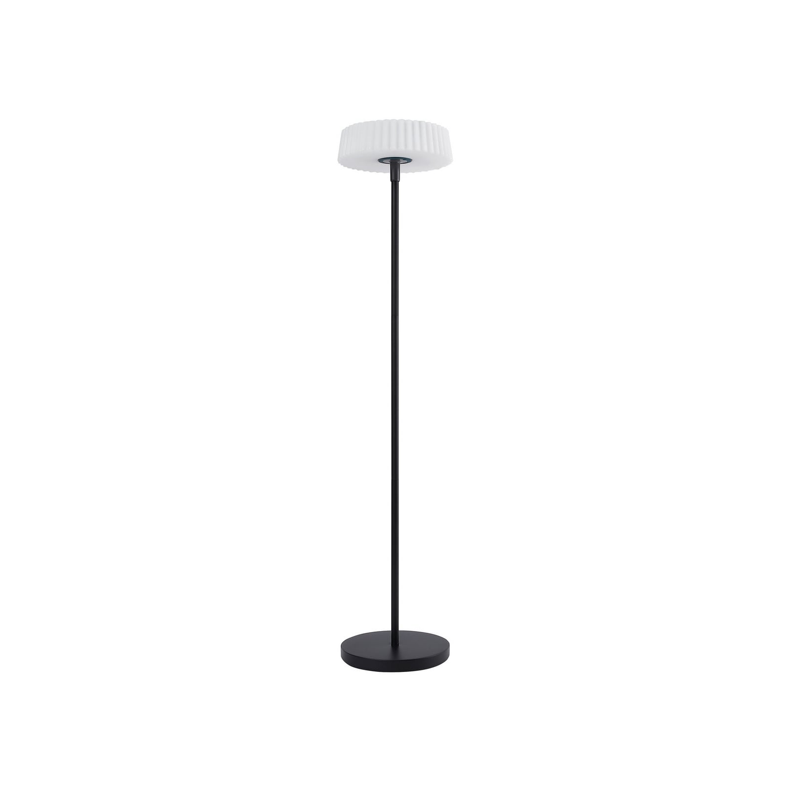[gebraucht] B-ware Lindby Led-solar-stehlampe Samine Dimmbar Gartenlampe Schwarz Metall 136cm