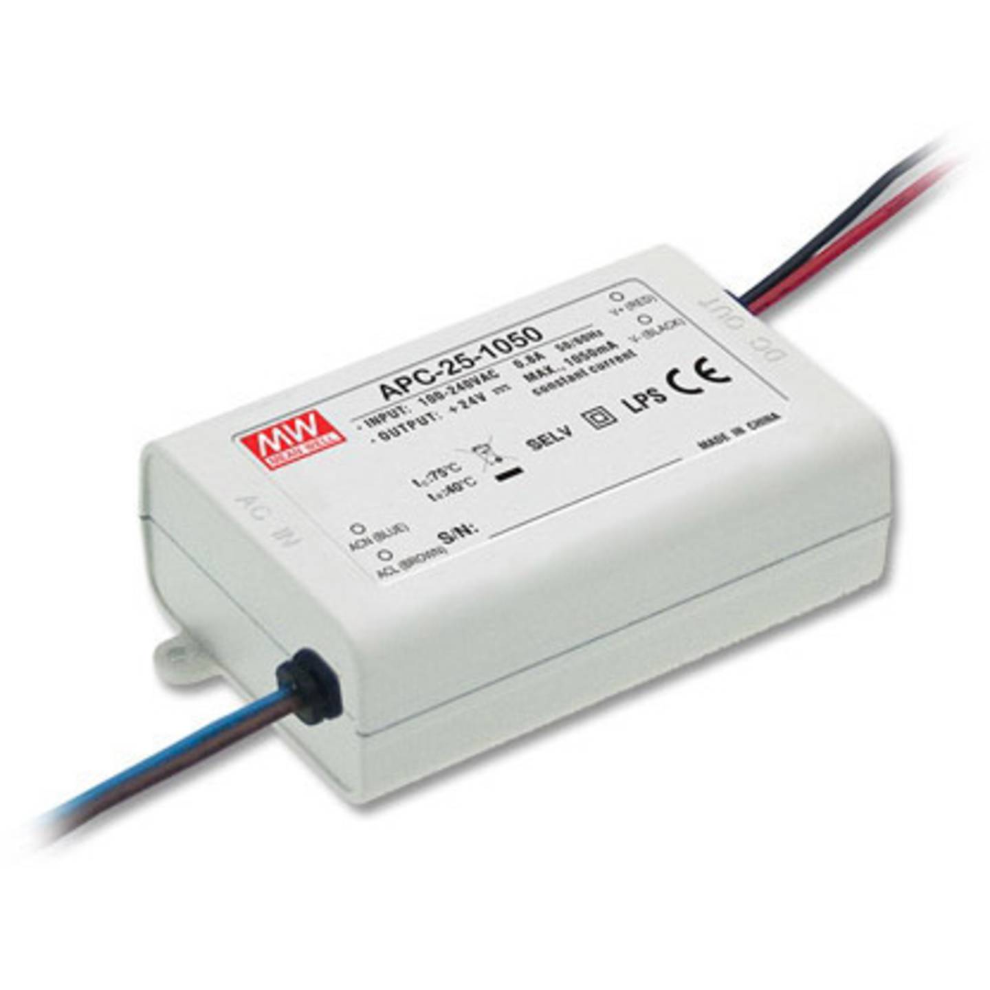 [neuwertig] B-ware Mean Well Led-treiber Konstantstrom Apc-25-700 25.2w 0.7a 11-36v Nicht Dimmbar