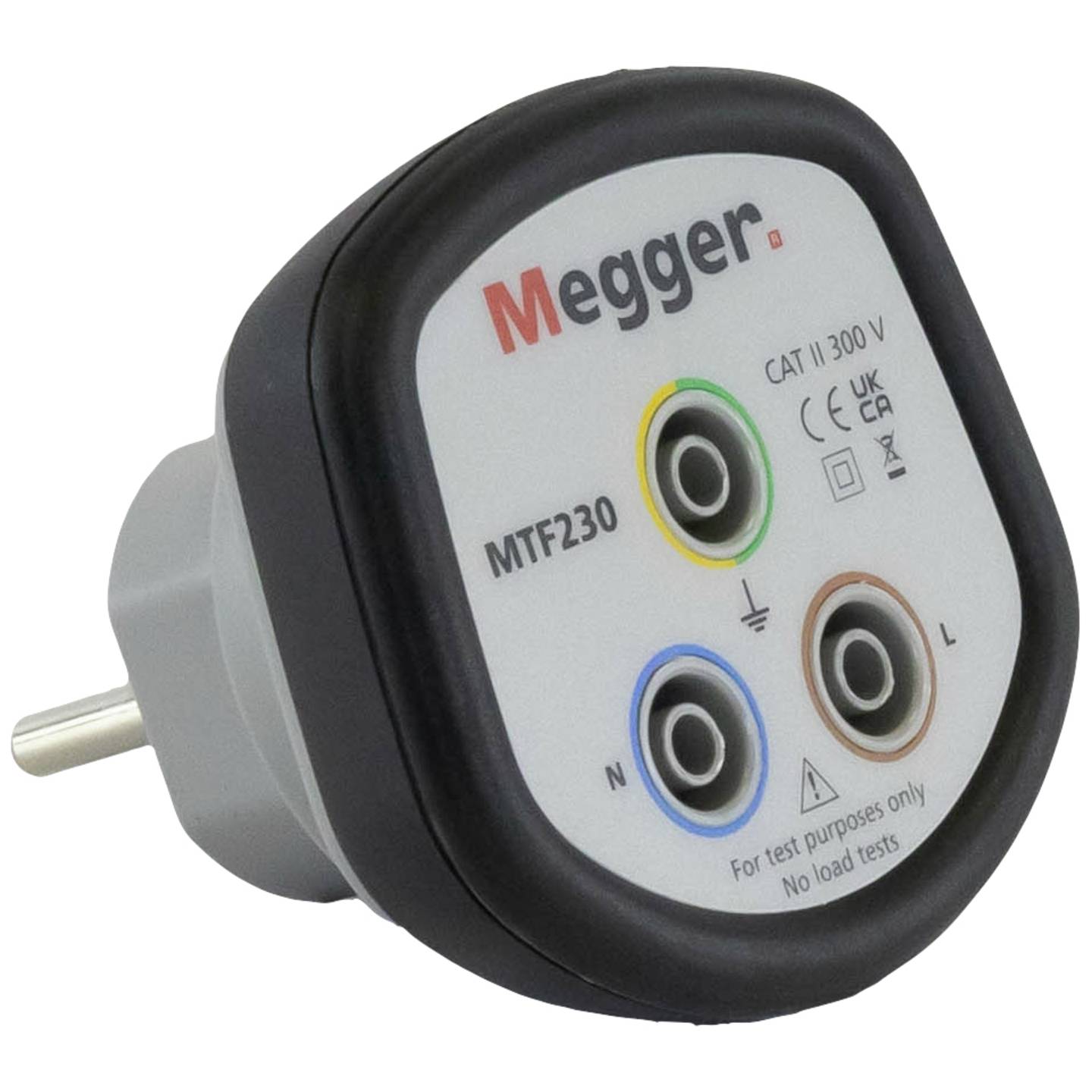 [neuwertig] B-ware Megger Adapter Mtf230 1 St. Cat Ii 300 V Für Elektrische Prüfgeräte 69x67mm