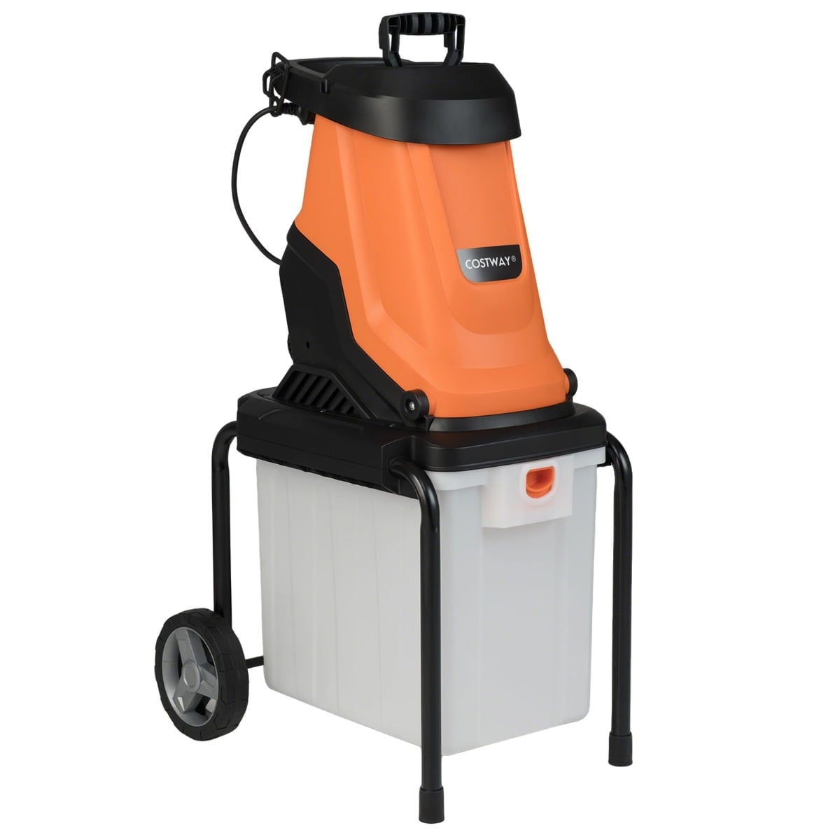 Elektrischer Holzhäcksler, 2800 W, 50-liter-auffangbehälter, 45 Mm Kapazität
