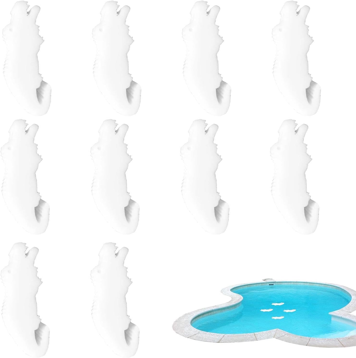 10-teiliges Set Saugfähiger Schwämme Zur Ölabsorption Im Poolbereich Schaumabsorber Für Rasen, Garten, Terrasse, Außenboden, Spa, Schwimmbad, Zuhause, Badezimmer, Küche