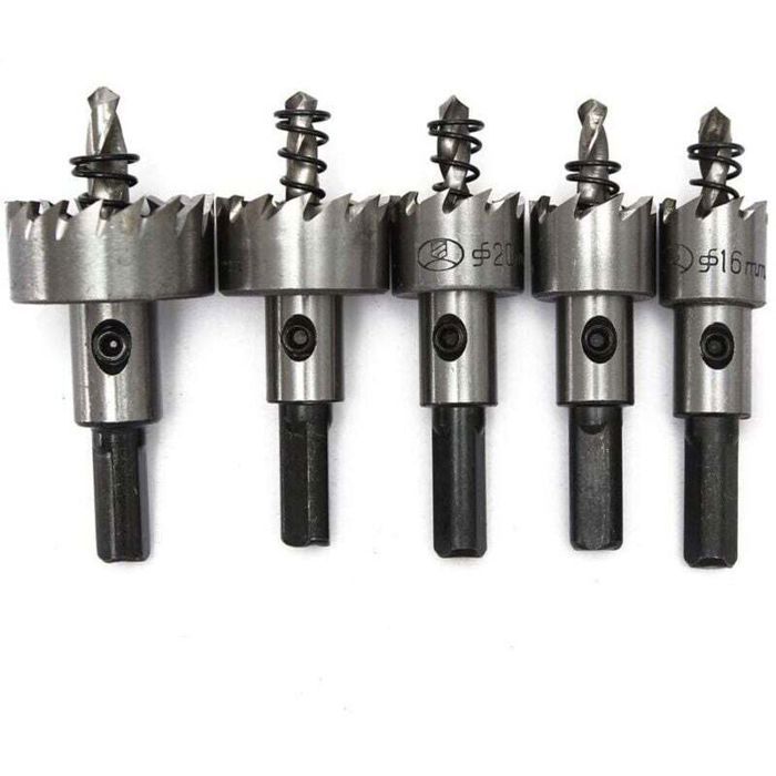 Hochgeschwindigkeitsstahl-kobaltlegierungs-lochöffner – 5-teiliges Bohrerset – 16 Mm, 18,5 Mm, 20 Mm, 25 Mm, 30 Mm – Härte Hrc 64–66