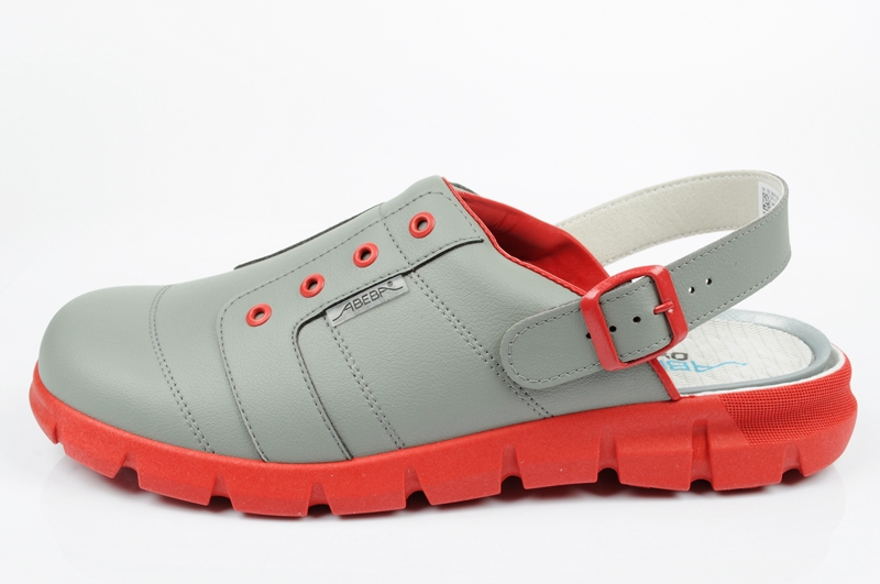 Abeba Herren Dynamic Grau/rot [7363] Größe 47