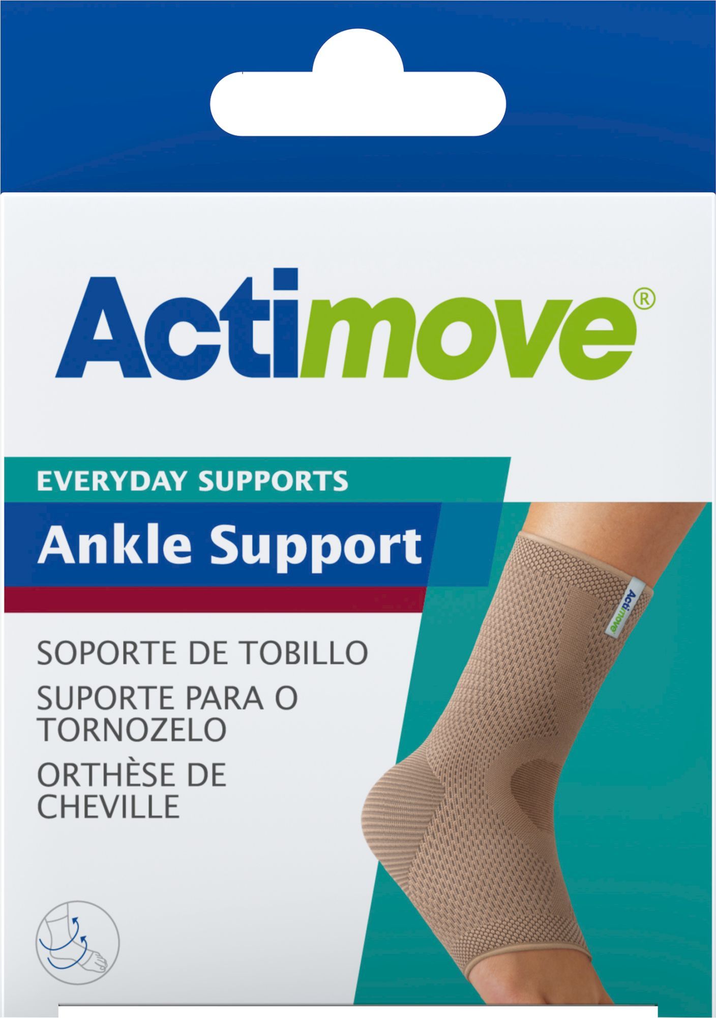 Actimove Es Knöchelbandage Größe S Beige (7560820) (k=12)