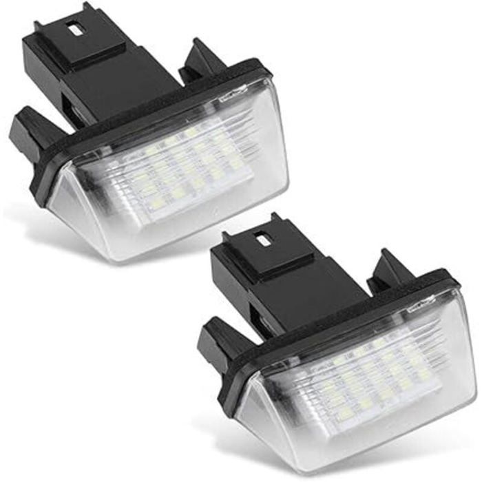 Zwei Led-kennzeichenleuchten, Kompatibel Mit C3-modellen 2002-2009, Links Und Rechts Verwendbar.