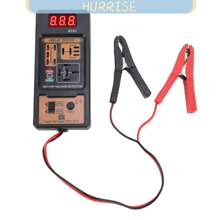 12v/24v Kfz-relais-analysator, Mehrpol-kompatibler Tester Mit Intelligenter Anzeige, Geeignet Für Suvs/lkws