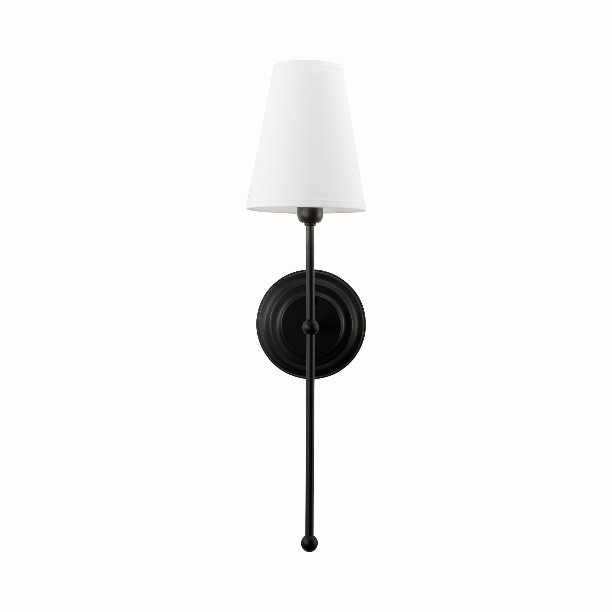 Basic Wandleuchte In Schwarz-weiß - Schmal
