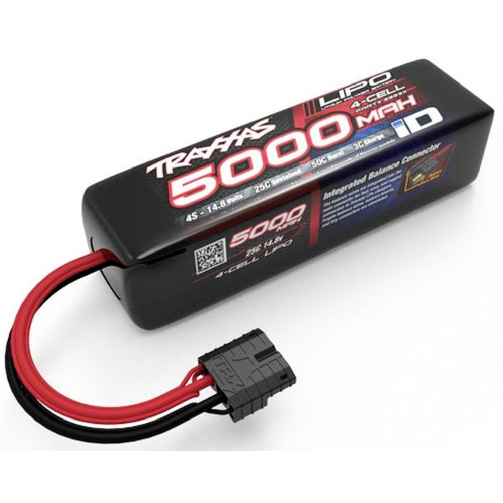 Traxxas Modellbau-akkupack (lipo) 14.8 V 5000 Mah Zellen-zahl: 4 25 C Softcase Traxxas Id