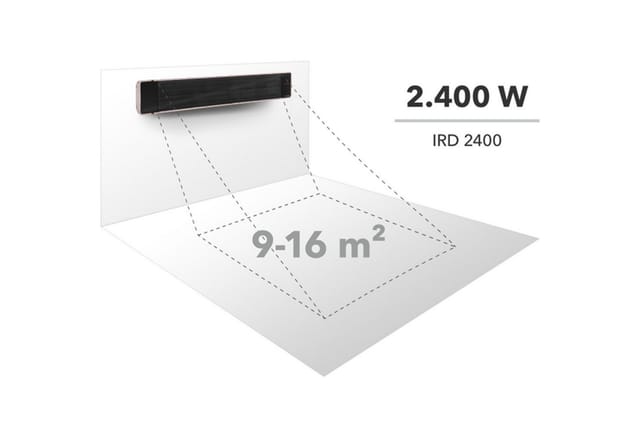 Dunkelheizstrahler Ird 2400 - Trotec