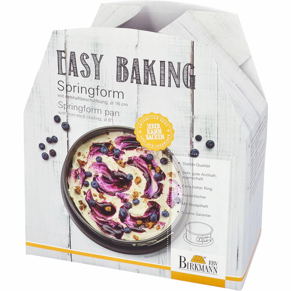 Einfache Kuchenform Mit Herausnehmbarem Boden – 16 Cm / Birkmann
