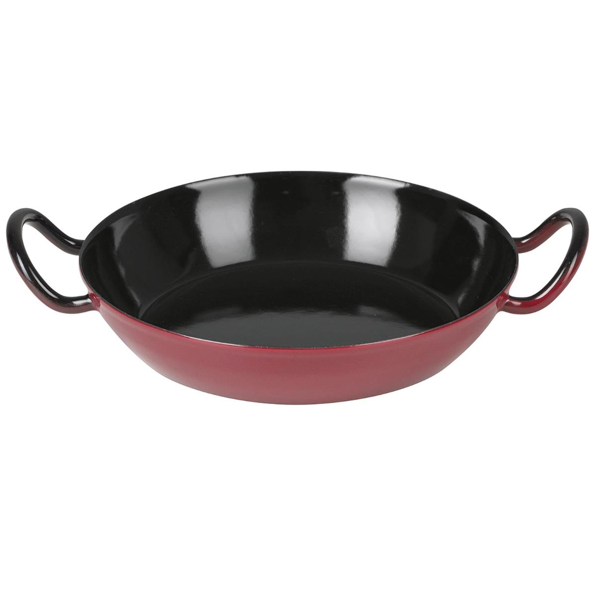 Riess Schlemmerpfanne Ø20cm Rot Emaille