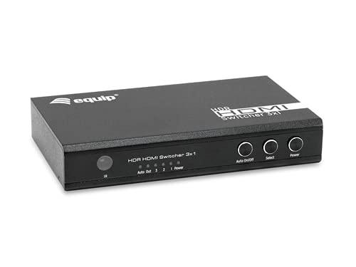 Equip 332725 Hdmi-videokommutator Schwarz 4k