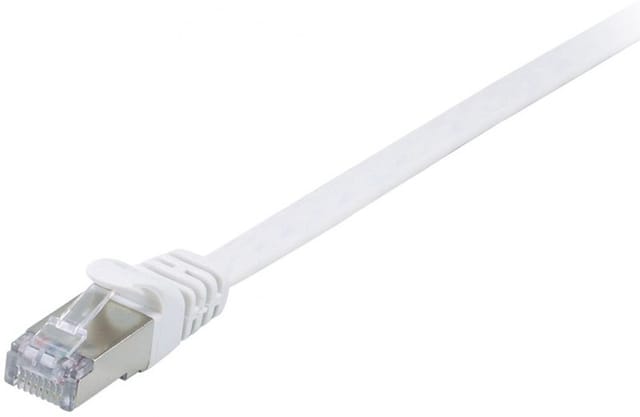 Equip Patchkabel Cat6a U/ftp 2xrj45 5.00m Weiß Flach Lszh (607614)