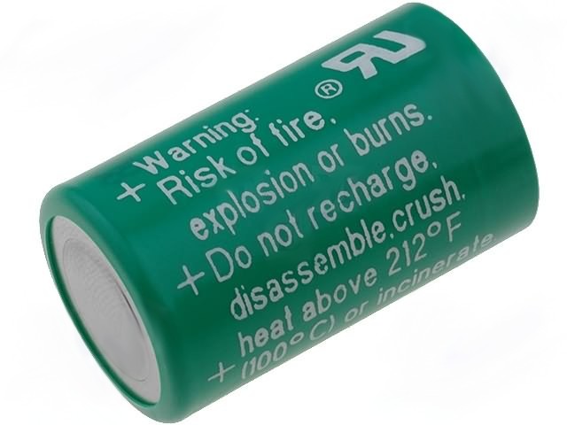Lithium-batterie 1/2aa 3vdc 950ma S/klemmen 14x25mm