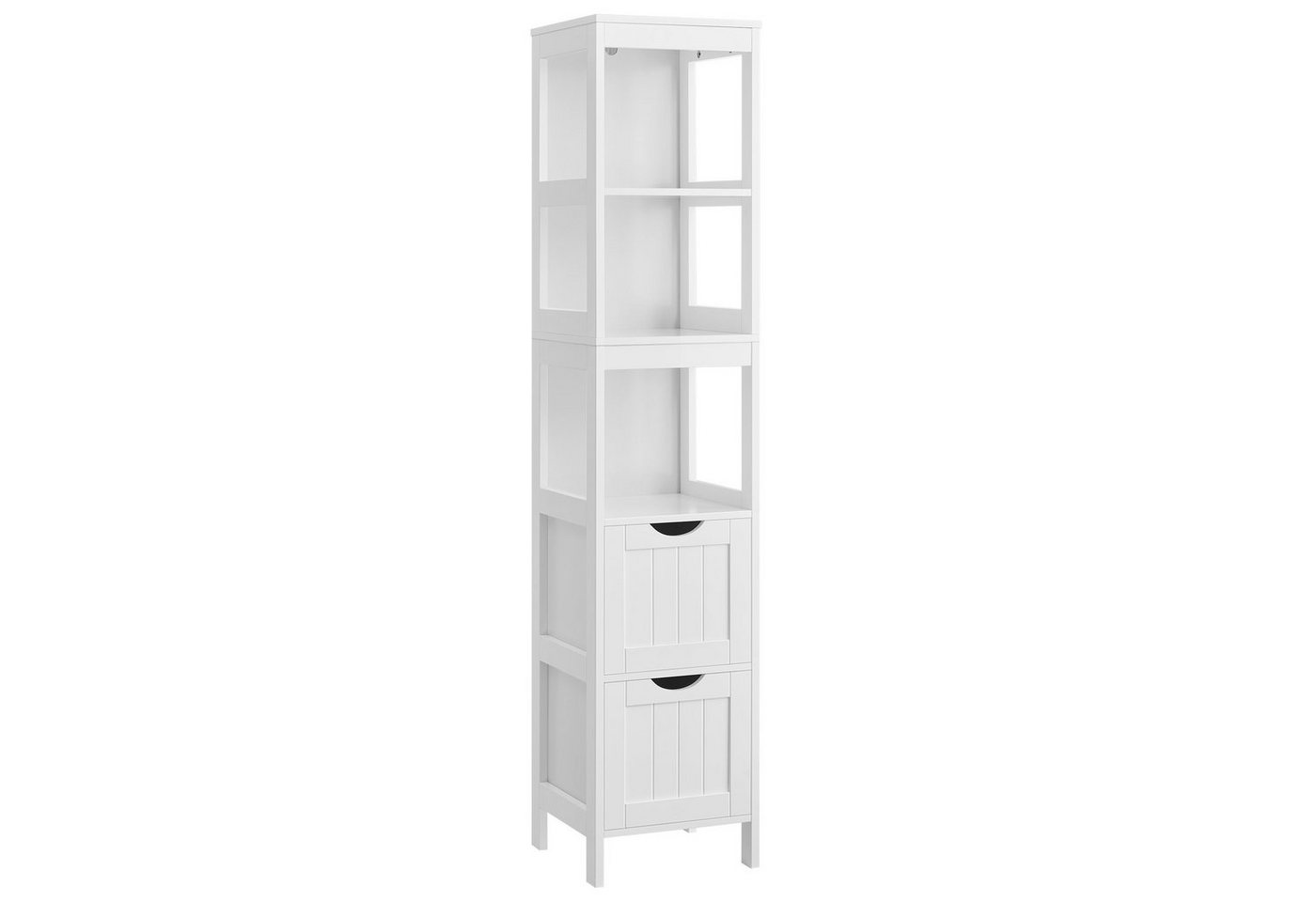 Schmale Weiße Badezimmerablage Bild 2