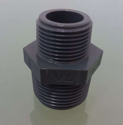 Sonderangebot Pvc U Kunststoff Doppelnippel Reduziert 3/4"agx1/2"ag 1020172210000