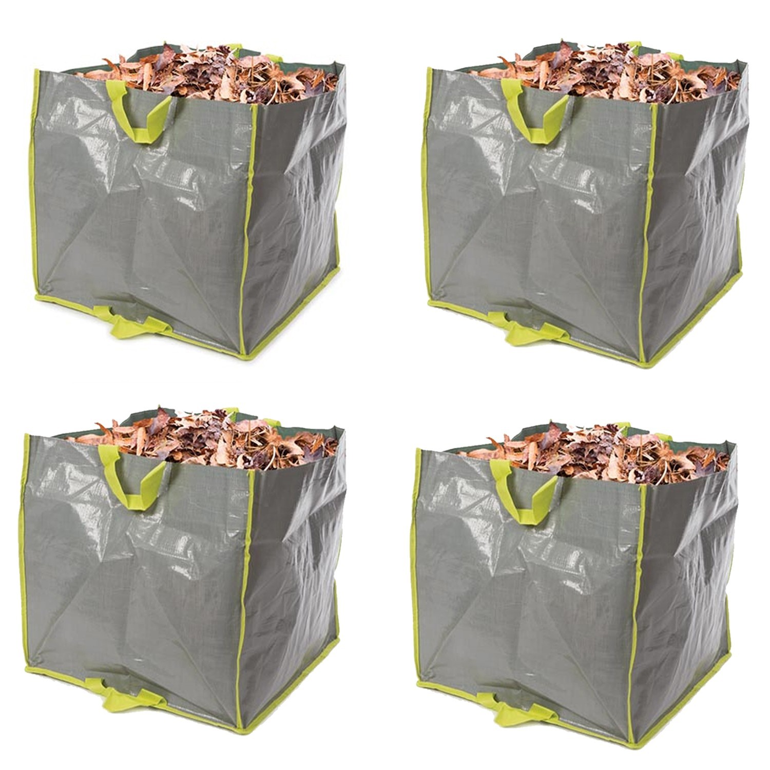 Lot De 4 Sacs De Jardin Multifonctions - Polypropylène - 100 L