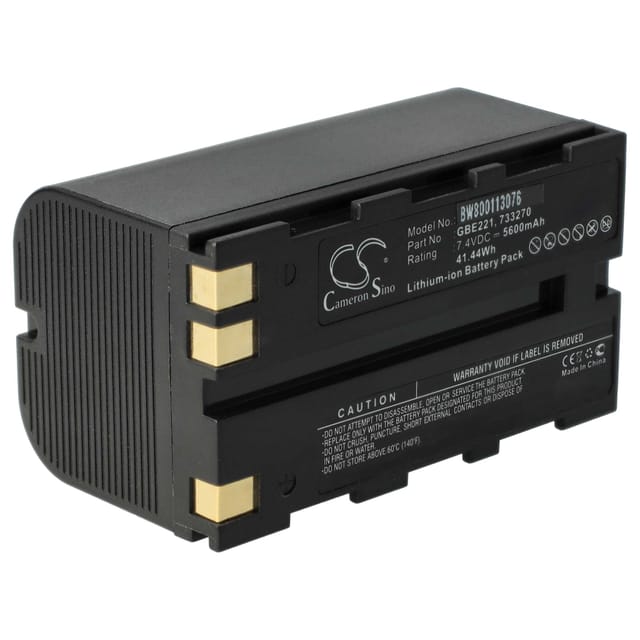 Vhbw - Akku Ersatz Für Geomax Zba200, Zba400 Für Lasermessgerät, Messgerät (5600 Mah, 7,4 V, Li-ion)