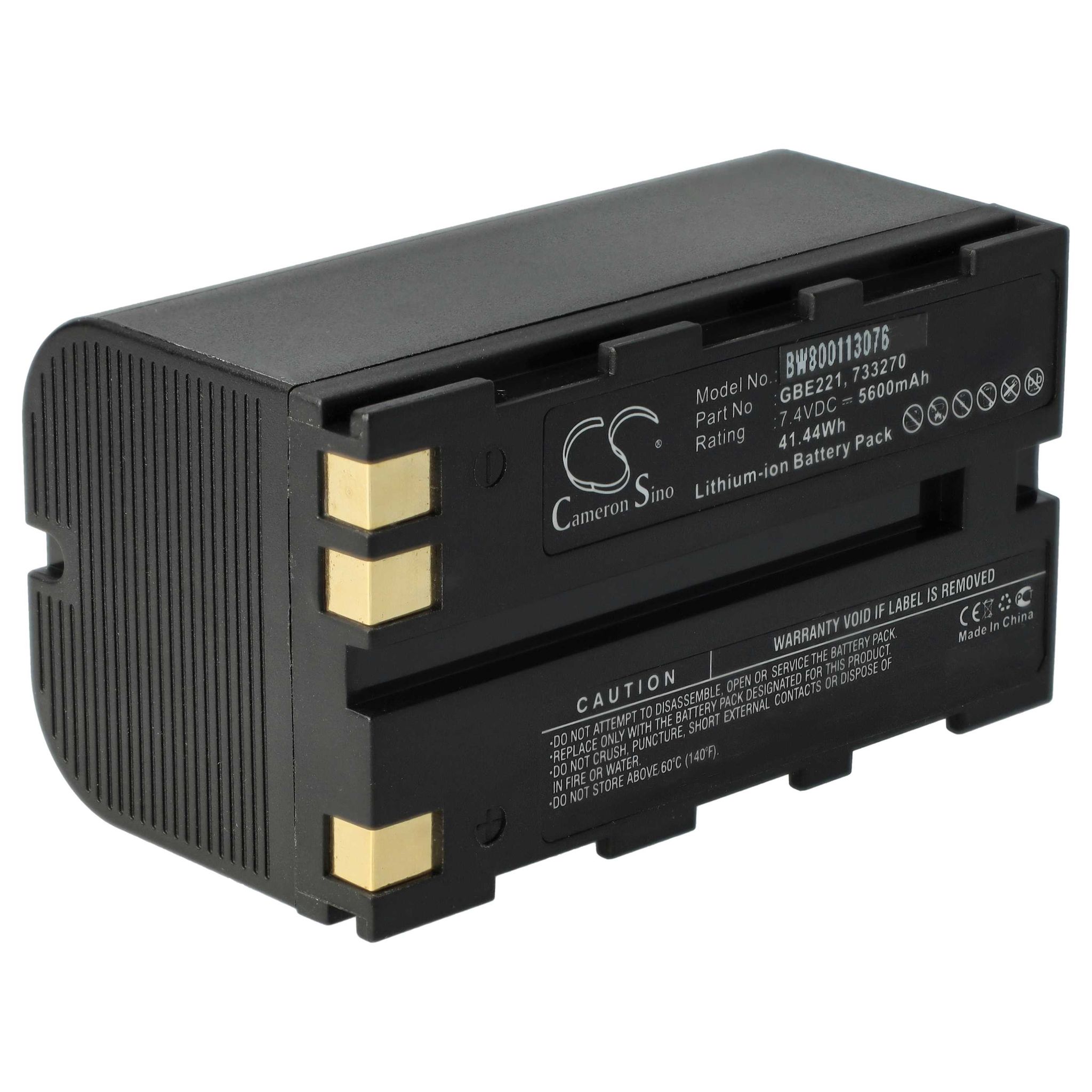 Vhbw - Akku Kompatibel Mit Leica Builder 500 Lasermessgerät, Messgerät (5600 Mah, 7,4 V, Li-ion)