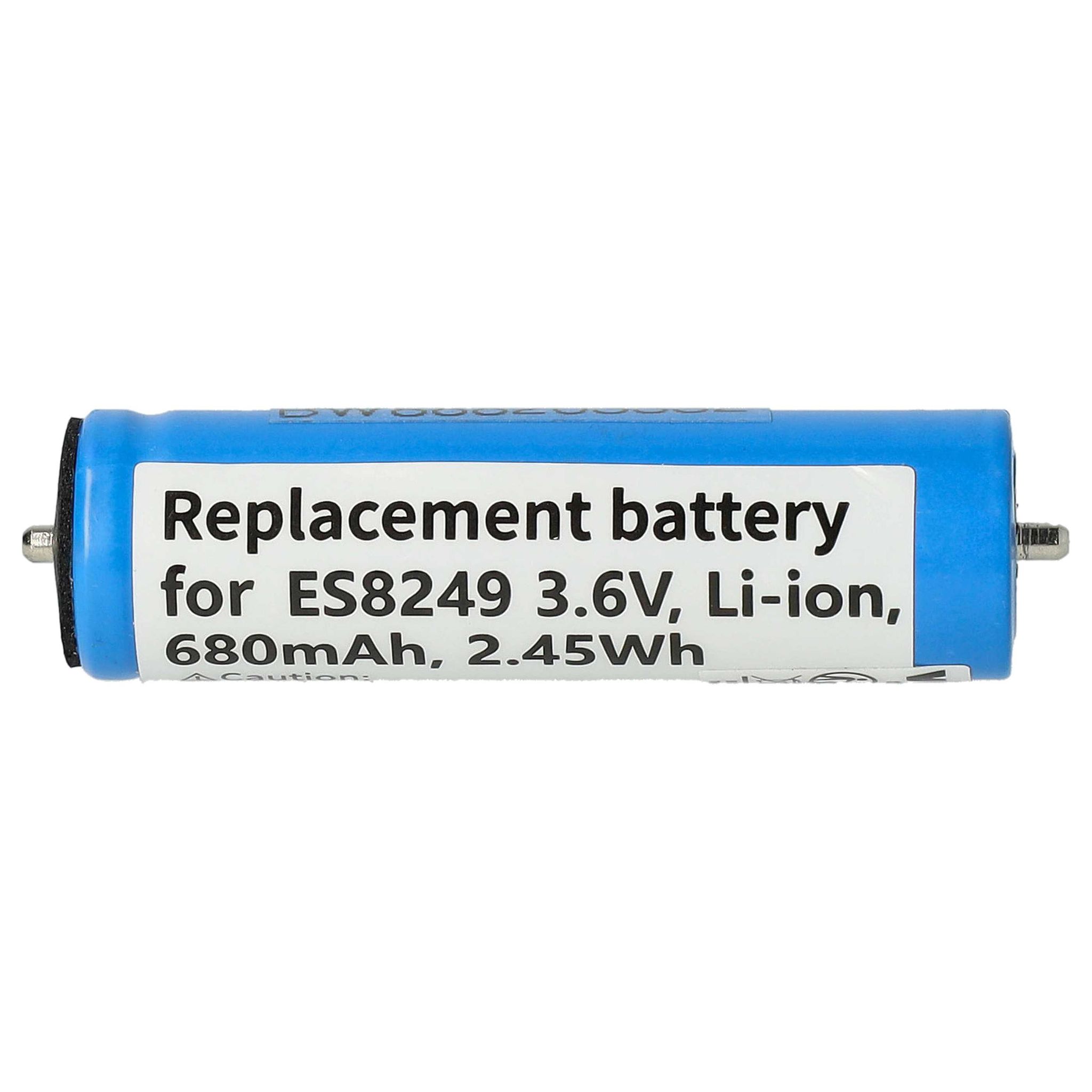 Vhbw - Akku Kompatibel Mit Panasonic Es-la12, Es-la62, Es-la63, Esla63, Esla83 Rasierer Haarschneider (680mah, 3,6v, Li-ion)