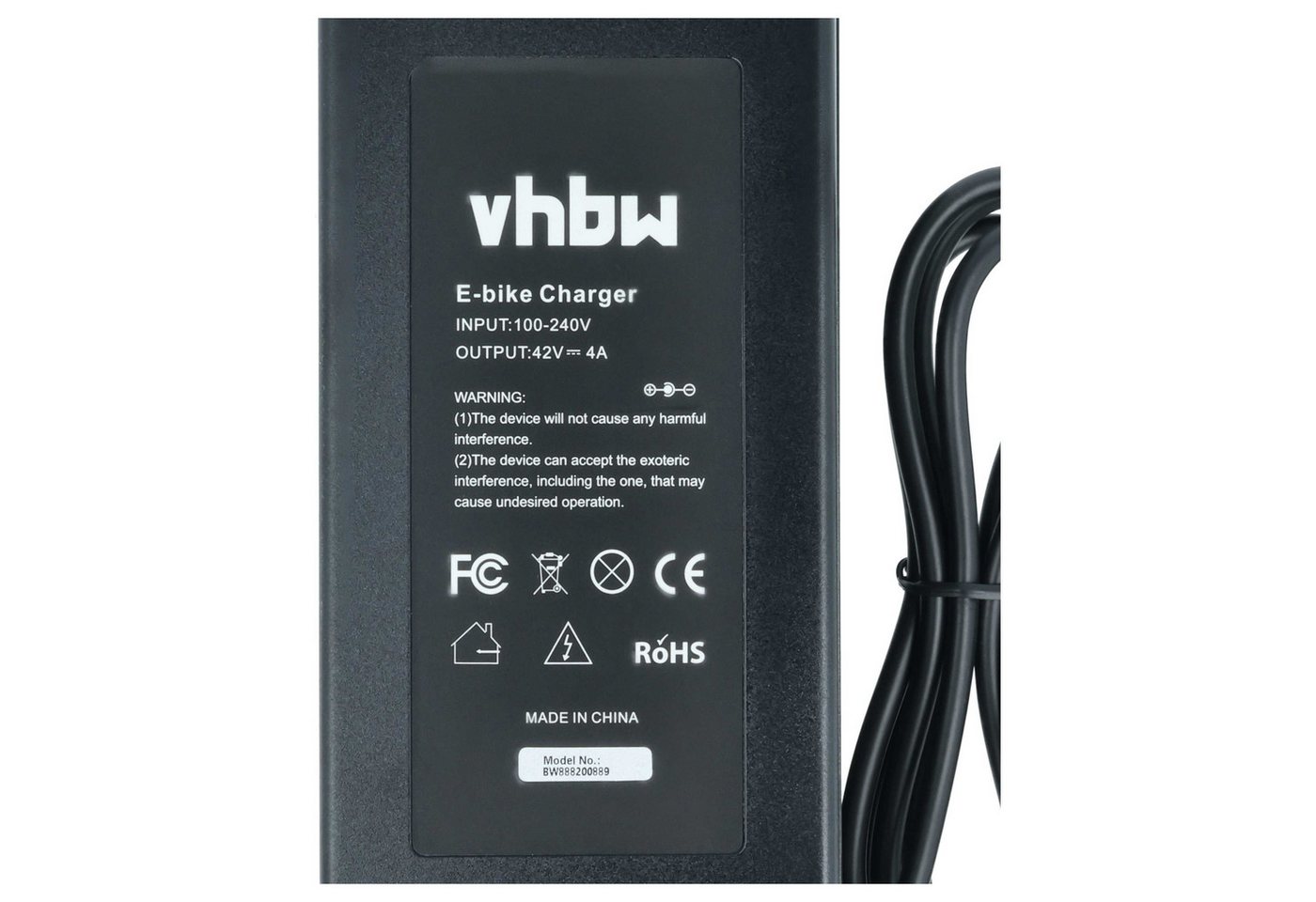 Vhbw Ladegerät Kompatibel Mit Mifa Fahrradakkus E-bike - Für Akkus Mit Rundstecker-anschluss Bild 3