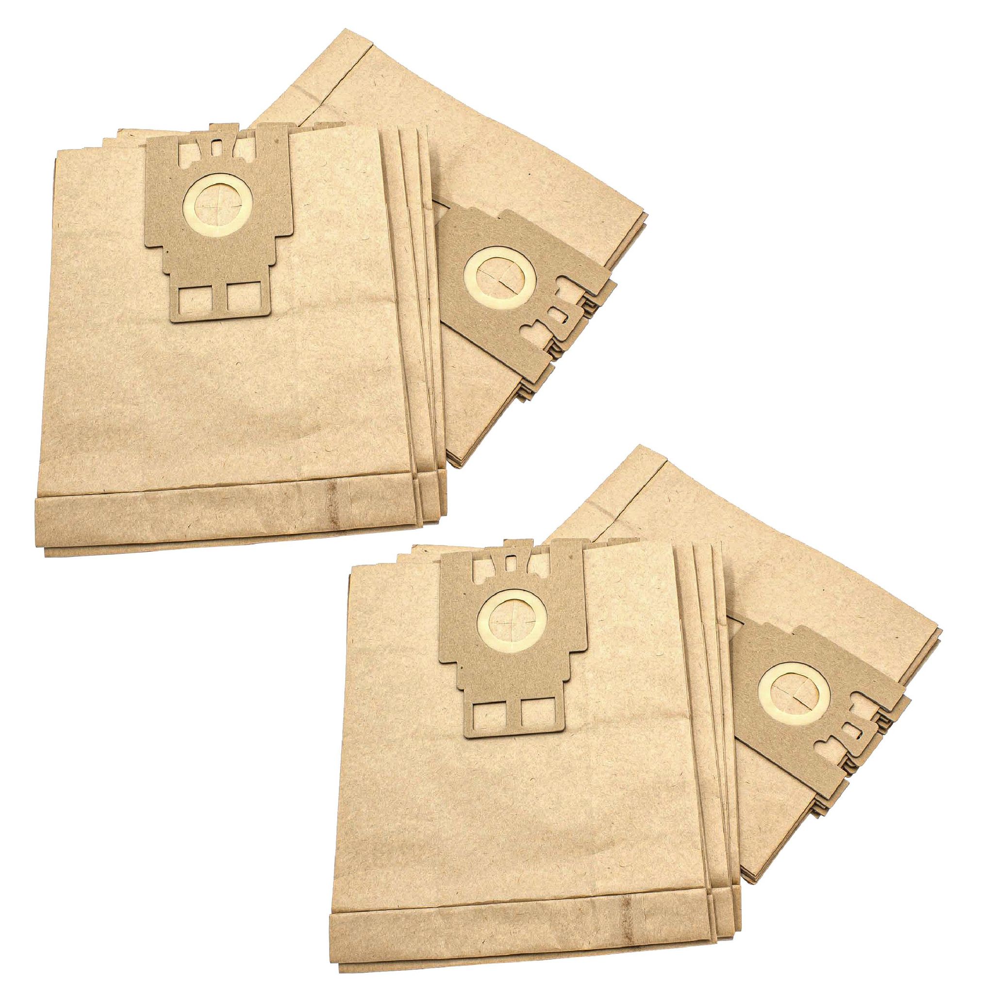 20x Staubsaugerbeutel Ersatz Für Miele 160857 Für Staubsauger - Papier, Typ H, 27cm X 21,5cm, Sandfarben - Vhbw