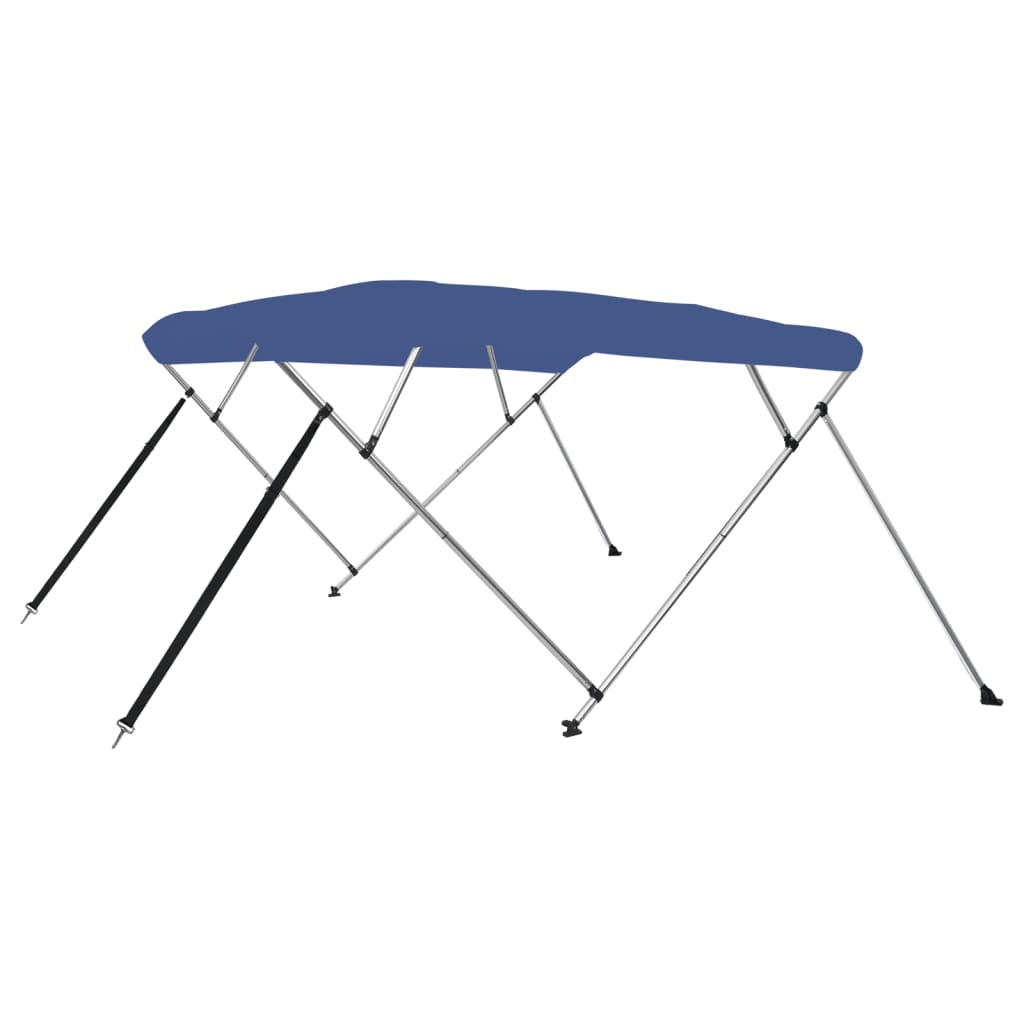 4-bow Bimini Top Blau 243x196x137 Cm Vidaxl