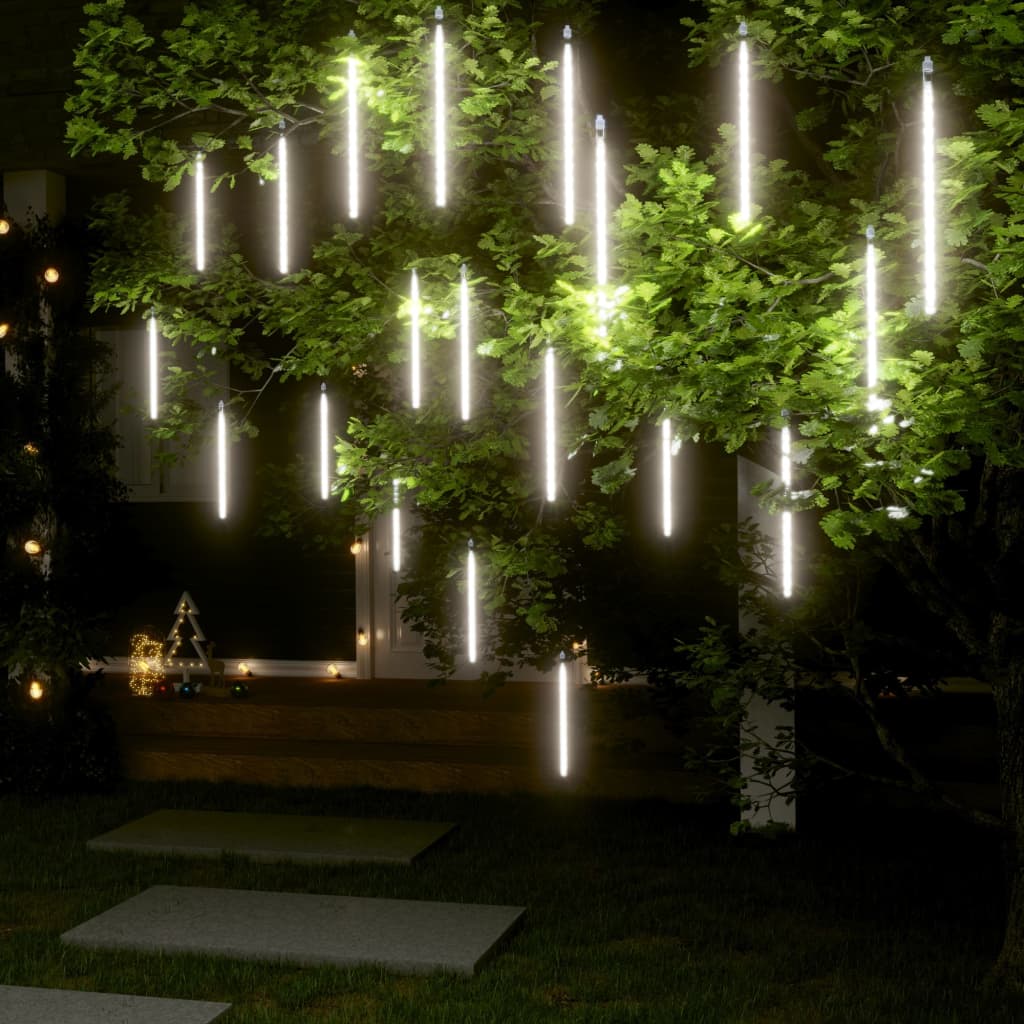 Led Meteor-lichter 20 Stk. 30 Cm Kaltweiß 480 Leds Vidaxl