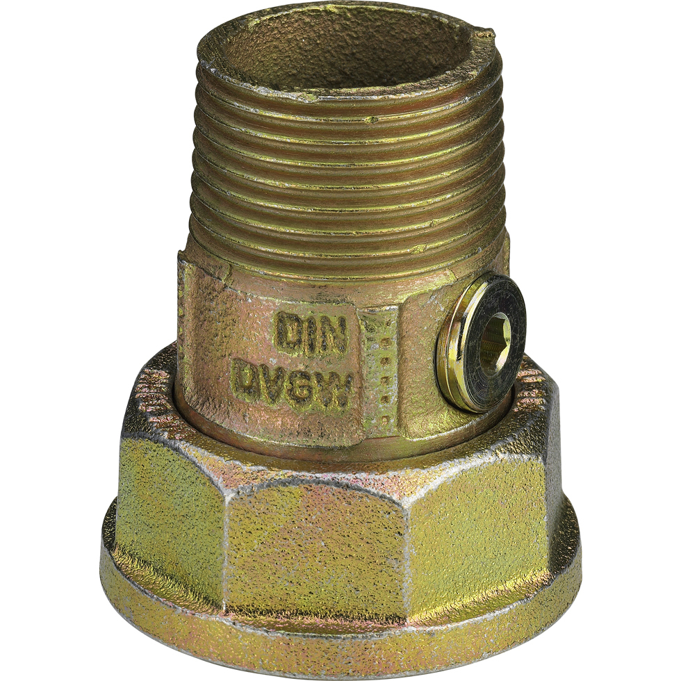 Gaszähler-anschlussverschraubung G2337 In R1 Temperguss