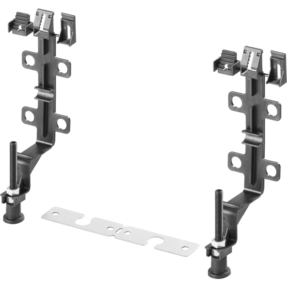 Verstellfußset Advantix Vario 4967.83 In Kunststoff Schwarz