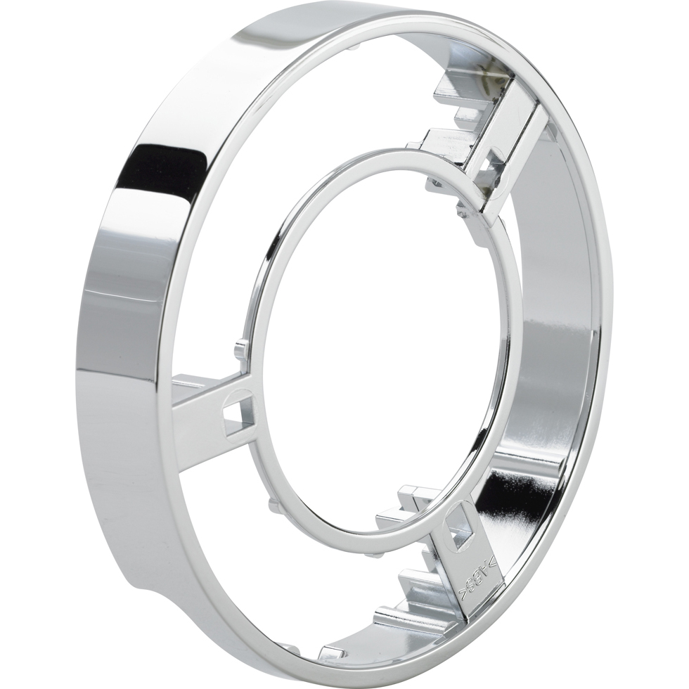 Rosette Visign Mt3 + Mt4 6161.108 In Kunststoff Verchromt