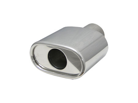Edelstahl-auspuffblende - Oval - 45-57 Mm