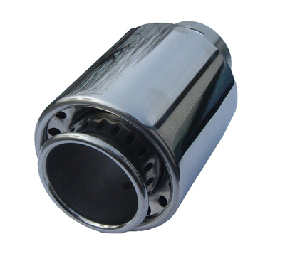 Edelstahl-auspuffblende - Rund Moto-tipo - 35-50 Mm
