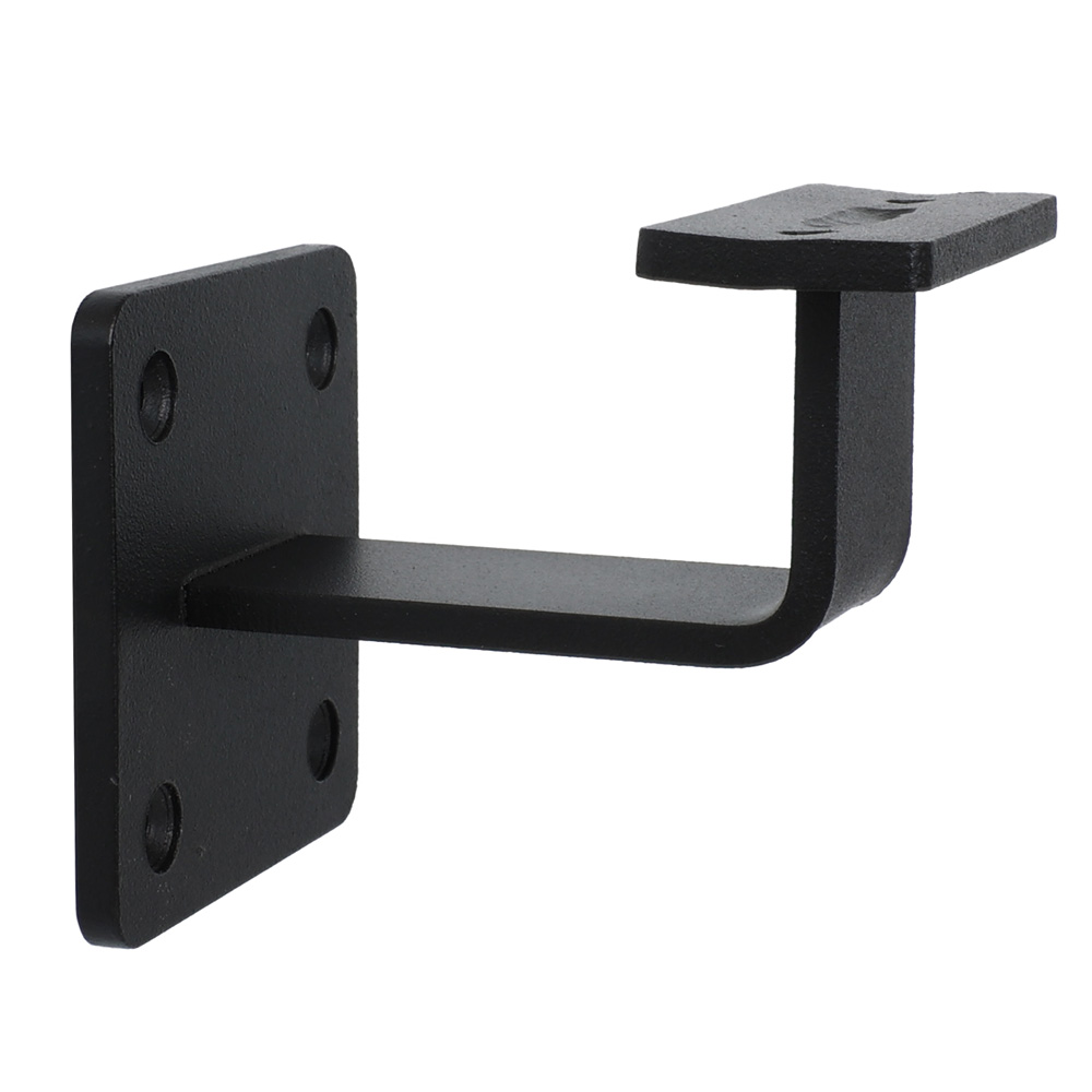 Moderner Handlaufhalter Schwarz - Quadratisch