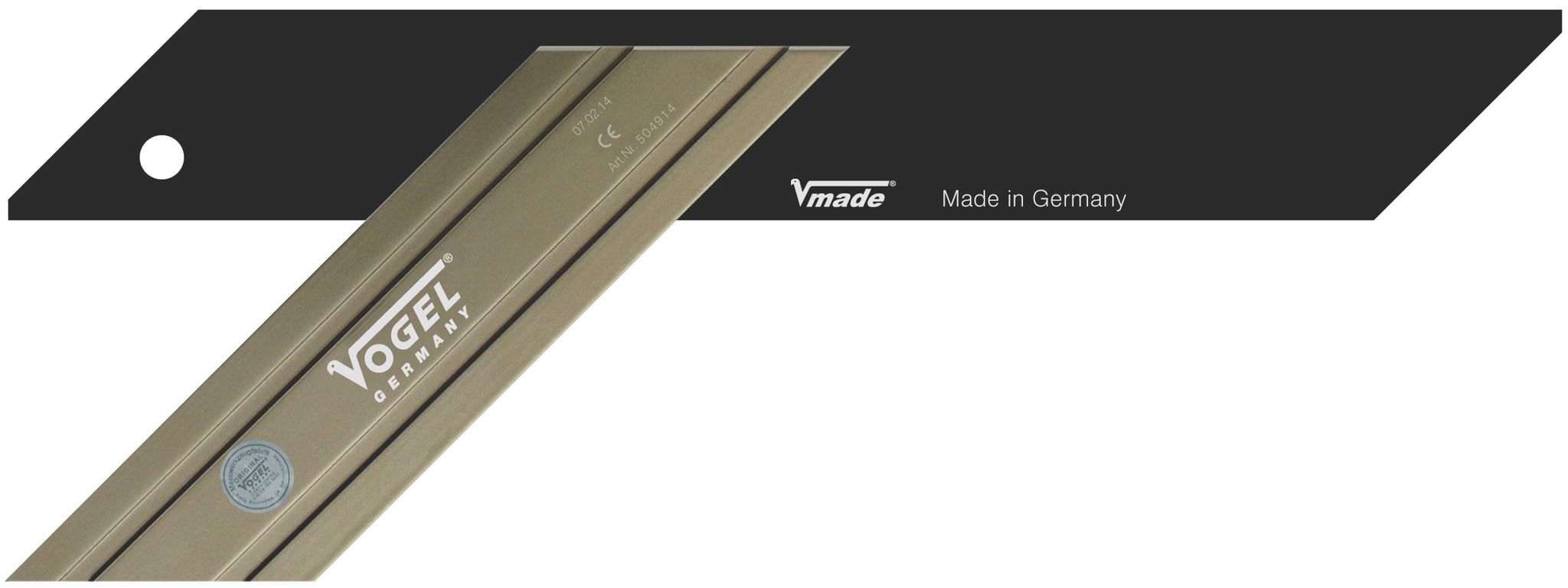 Germany Winkel Gehrungswinkel 300 Mm Querschnitt Stahlklinge 40 X 1 Mm - Vogel