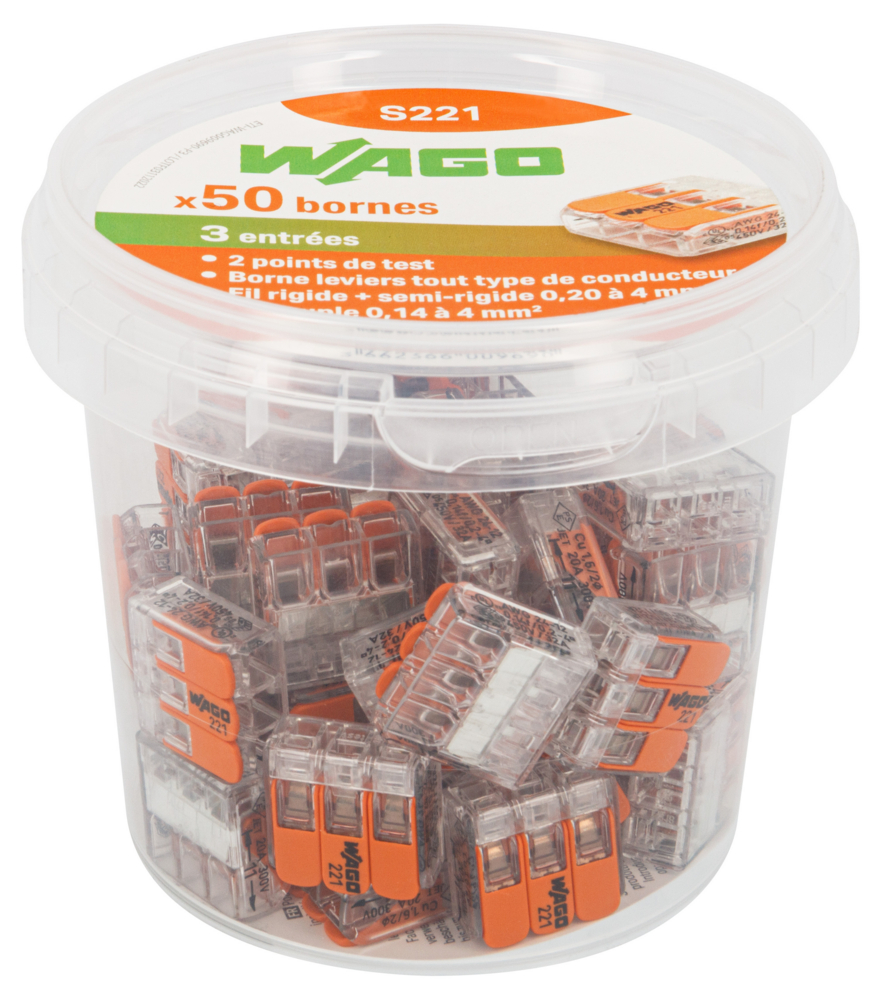 Anschlusszubehör Wago S221 32a 450v 50 Stück