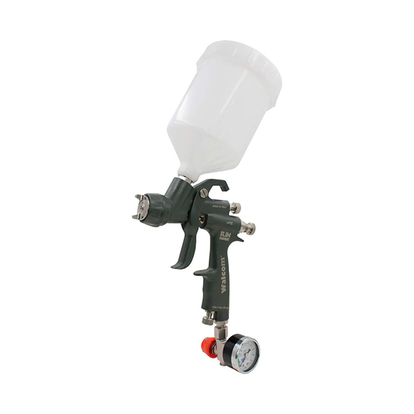 Walcom 8030 Sprühpistole Slim Kombat Hte 1.7 Im Falle Mit Manometer