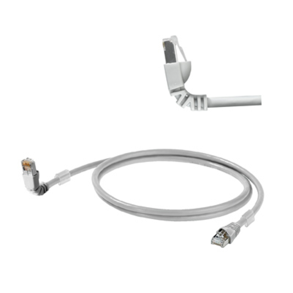 Weidmüller 1248280030 Rj45 Patchkabel Cat 6a S/ftp 3.00 M Grau Ul-zertifiziert 1 St.