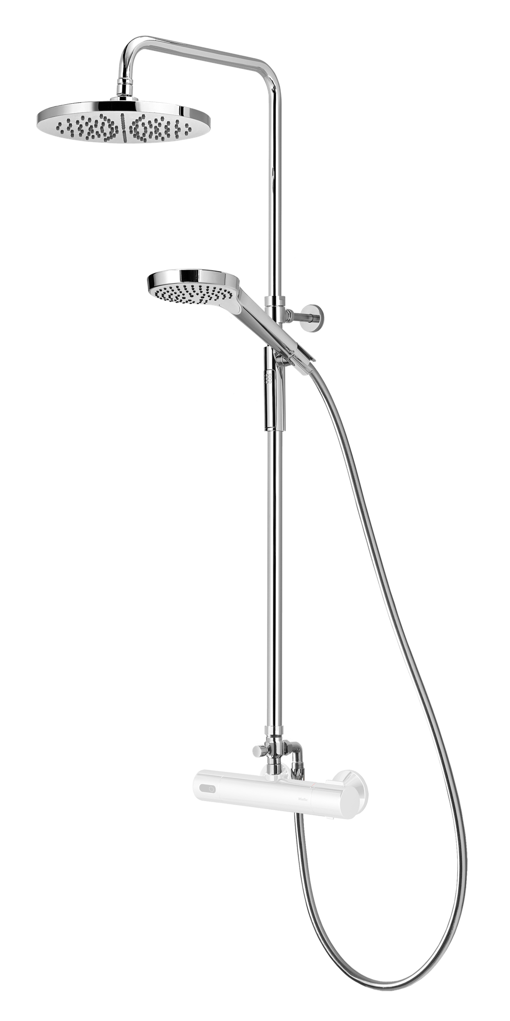 Ecosan - Regend.-handbrause-set Chrom
