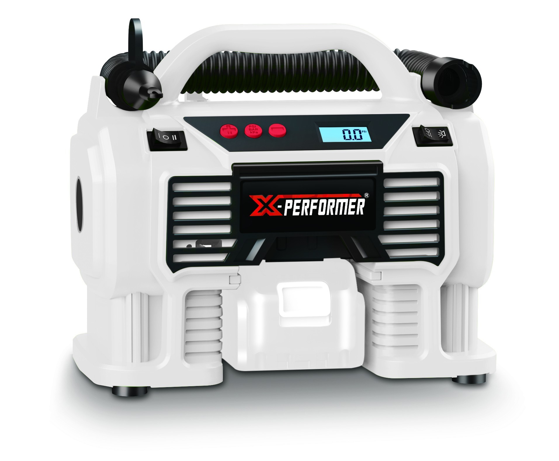 Gonfleur - Mini Compresseur - X-performer Xp2air20li - Sans Fil 20v/12v - Pression 11 Bar - Sans Batterie Ni Chargeur
