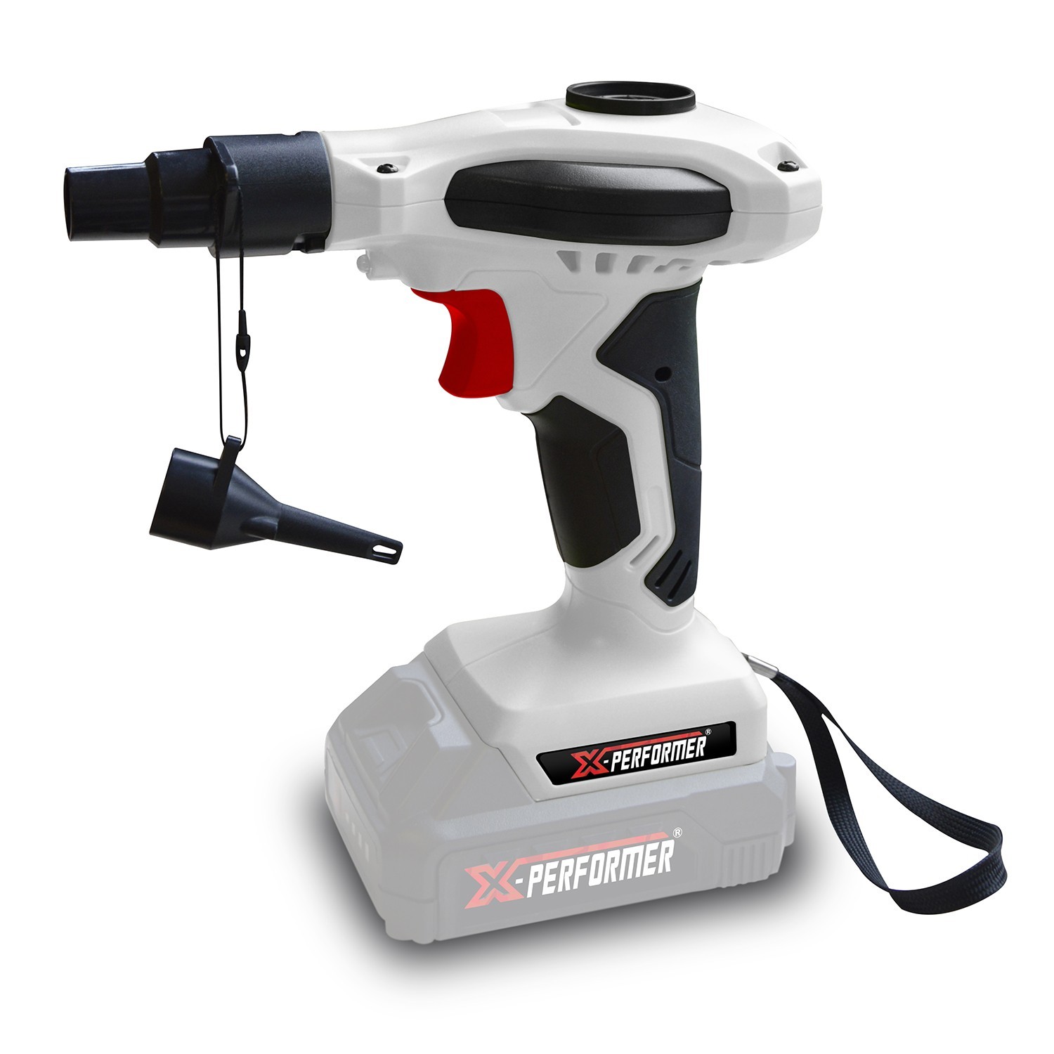 Petit Gonfleur - X-performer Xpinfla20li - Sans Fil 20v - Débit D'Air 480l/min - Sans Batterie Ni Chargeur